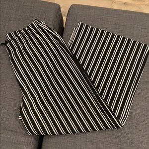 Wide Leg Striped Pants